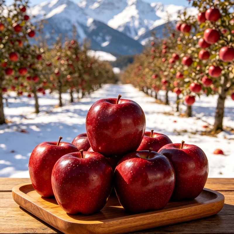 西藏黑钻苹果|新鲜高原精品
